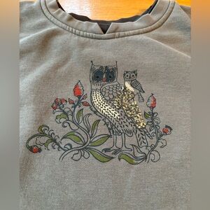 Northern Reflections Owl Sweatshirt (large)